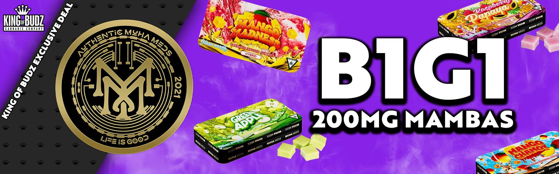 Muha Mambas 200mg Gummies - BOGO
