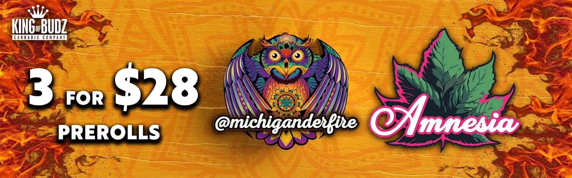 3/$28 Prerolls