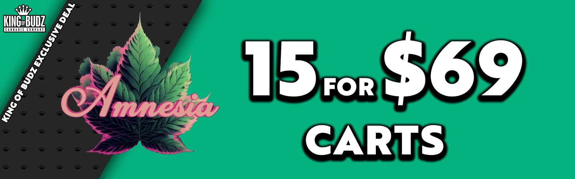 Amnesia 1g Cart - 15 for $69