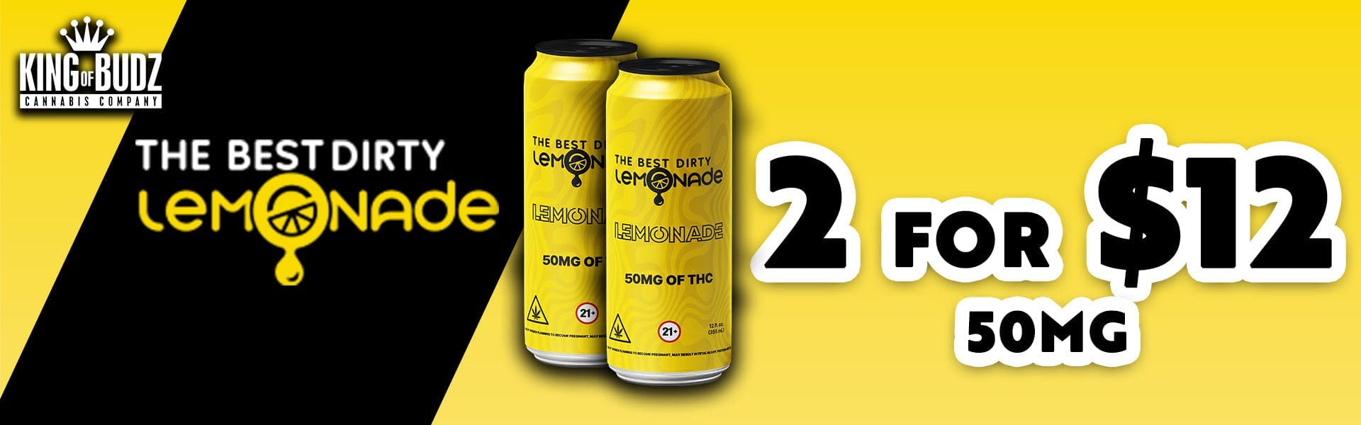 Best Dirty Lemonade THC Drinks 2/$12