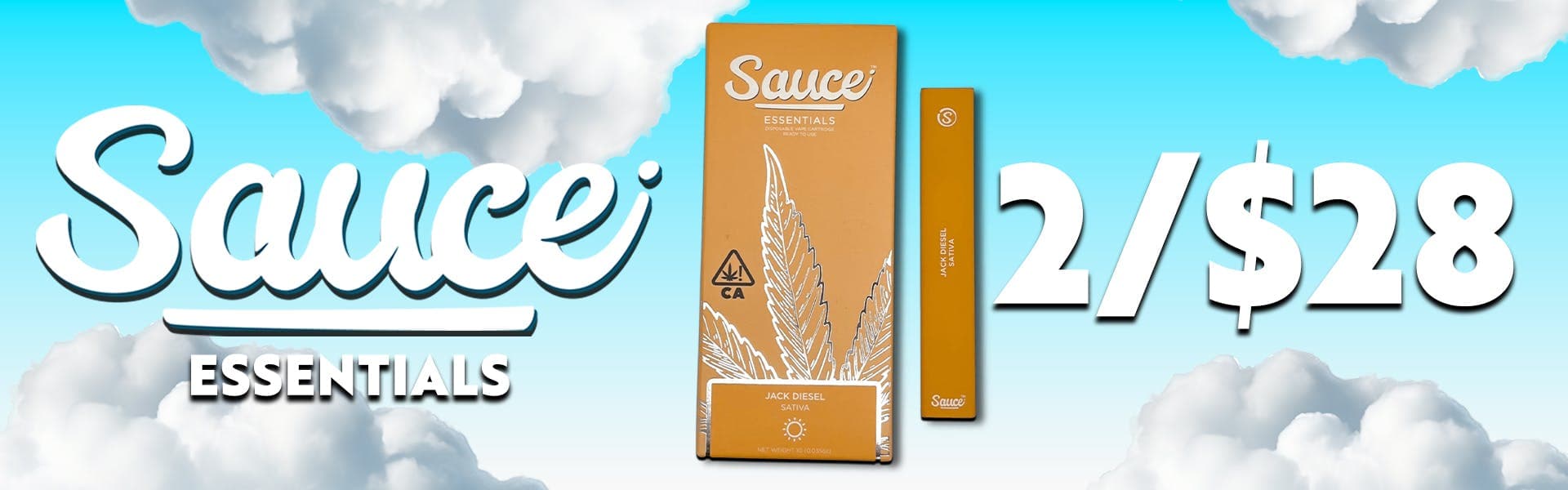 Monroe - Sauce 1g Disposables - 2/$28