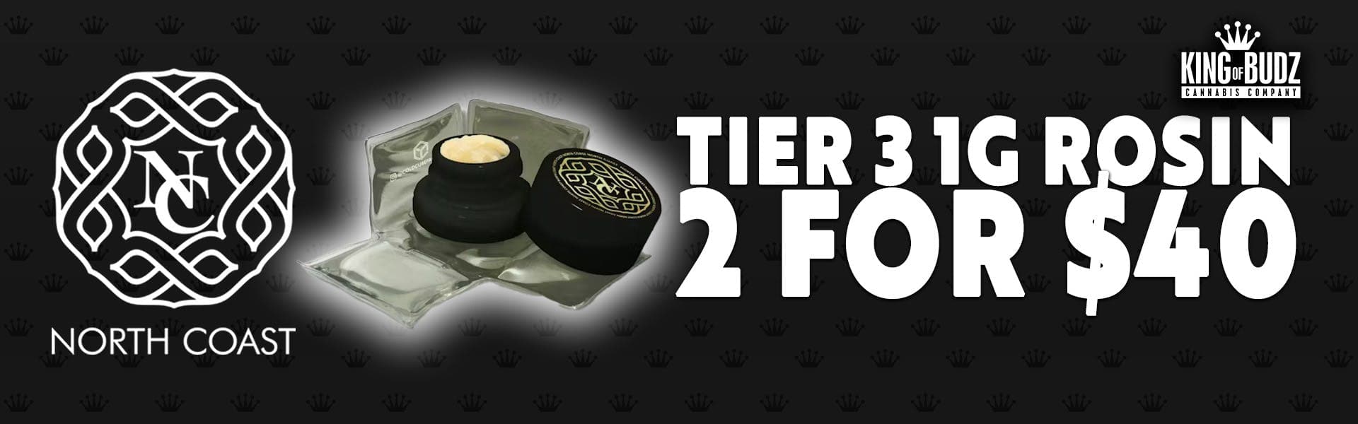 North Coast Tier 3 1g Rosin 2/$40