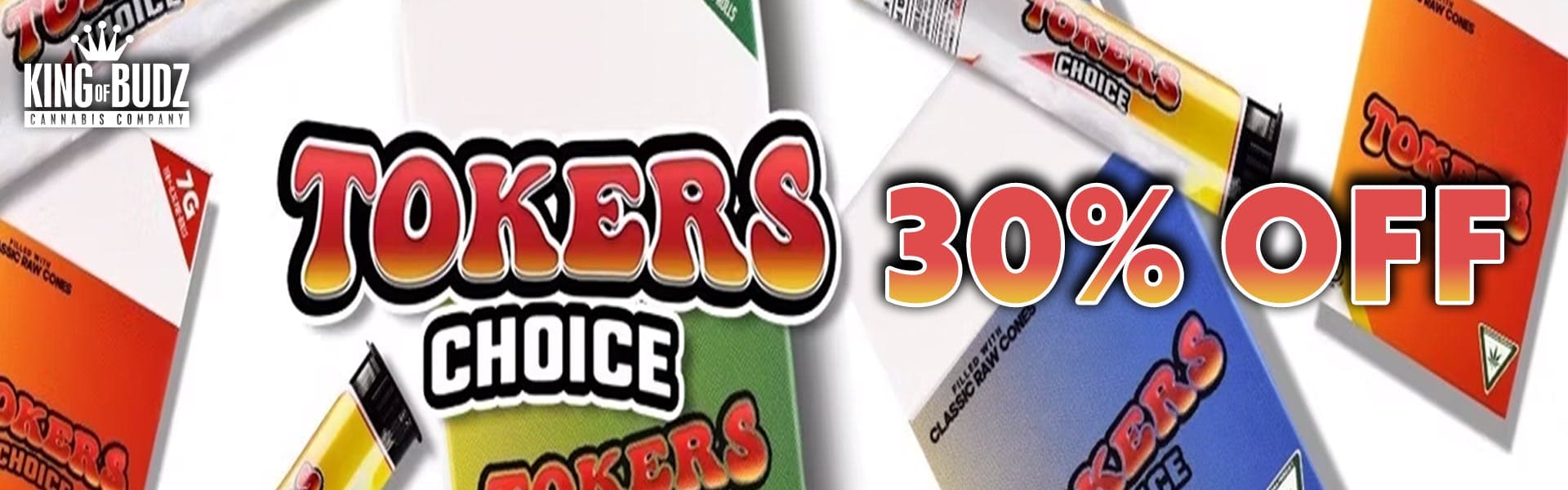 Tokers Choice 30 Percent Off November until 12/25