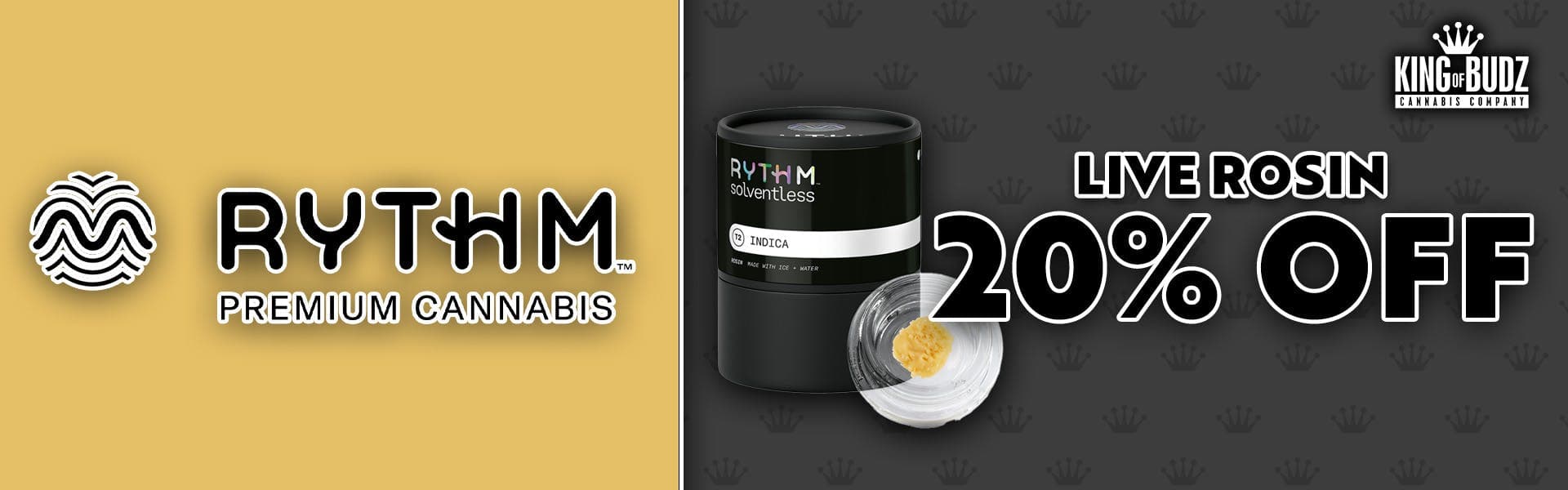 Rythm - Live Rosin - 20 Percent OFF