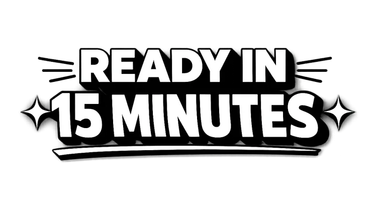 Super fast pickup, your order ready in 15 minutes